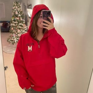 UMD zip up wind breaker